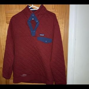 M Organic Cotton Quilt Snap-T Pullover